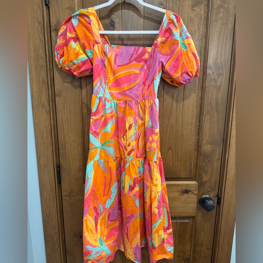 Vibrant Floral Maxi Dress